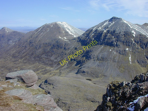 Photo 6"x4" View northeast from Beinn Tarsuinn Beinn Tarsuinn\/NH0372 c2002