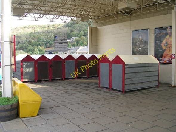 Photo 6"x4" Cycle Lockers - Halifax Railway Station Halifax c2008