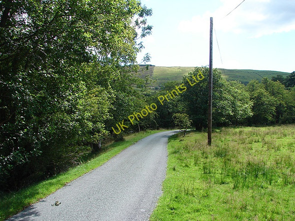 Photo 6"x4" Lane through Cwm Clegyrnant Pandy\/SH9004 c2007