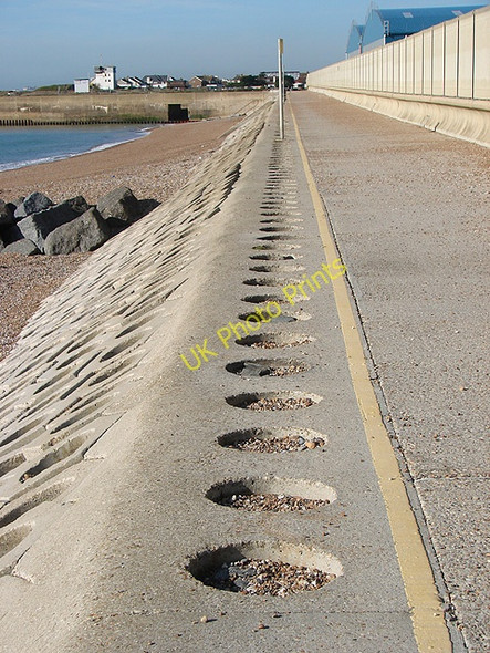 Photo 6"x4" Shoreham Harbour Sea Wall & The Monarch's Way Southwick\/TQ2405 c2008