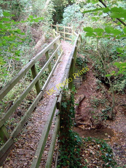 Photo 6"x4" Footbridge over Bottom Dumble Lambley\/SK6345 c2008