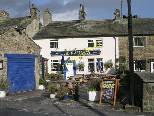 Photo 6"x4" The Railway - Cononley Lane Aire View c2008