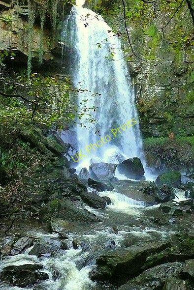Photo 6"x4" Melin Court waterfall Melincourt c2008 P1