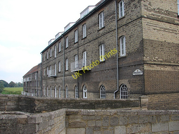 Photo 6"x4" Riverside Mill Apartments at the entrance to Godmanchester Godmanchester c2008