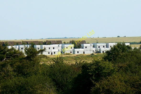 Photo 6"x4" Copehill Down mock village, Salisbury Plain Chitterne c2007