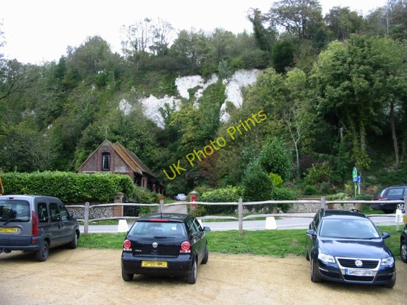 Photo 6"x4" The old chalk quarry near the Black Rabbit Inn Arundel c2008