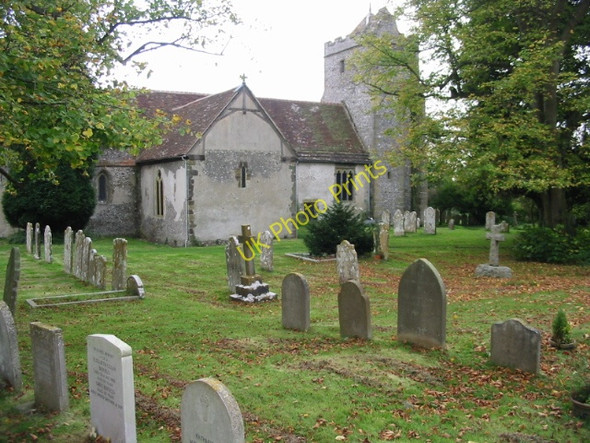 Photo 6"x4" St Mary's church from the north Arundel c2008