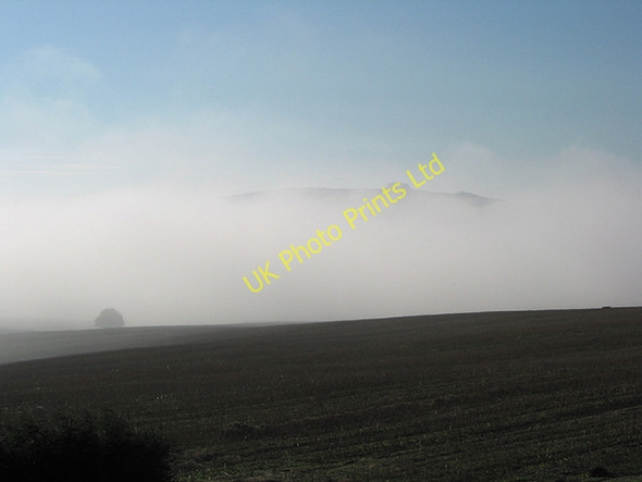 Photo 6"x4" Morning mist over stream Bromsash c2007