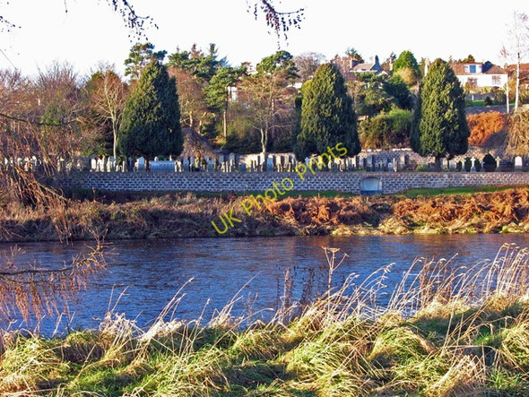 Photo 6"x4" Peterculter graveyard Peterculter c2007