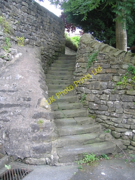 Photo 6"x4" Steps from Well Hill Close to Castlebergh Lane Settle c2007