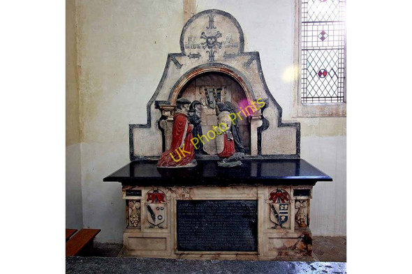 Photo 6"x4" St Mary's Church, Shelton, Norfolk - Tomb chest Fritton\/TM2292 c2008