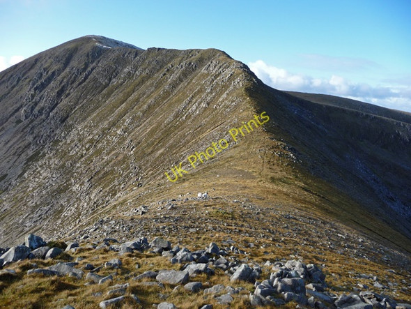 Photo 6"x4" East ridge of Beinn Dearg Mhor Torrin\/Na Torrin c2008