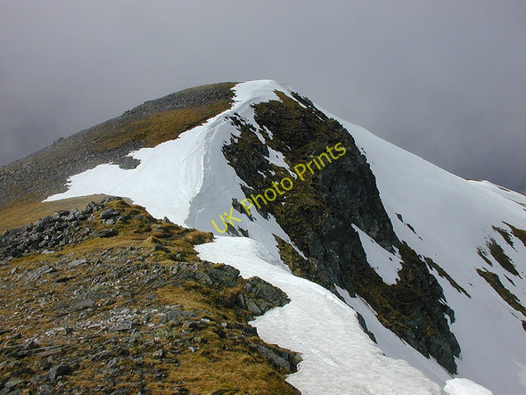 Photo 6"x4" The summit of A' Chralaig A' Chr\u00e0laig c2004