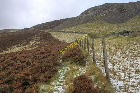 Photo 6"x4" Fence Below Littledale Edge Gatesgarth\/NY1915 c2008