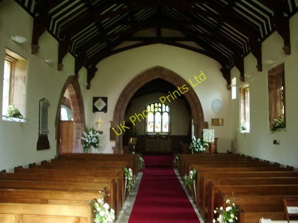 Photo 6"x4" Interior, St Michael and All Angels Church, Muncaster Hall Waberthwaite c2007