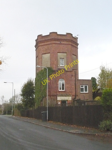 Photo 6"x4" Water tower Uckfield c2008