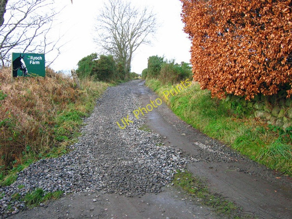 Photo 6"x4" Track to Tillyoch Farm Peterculter c2007