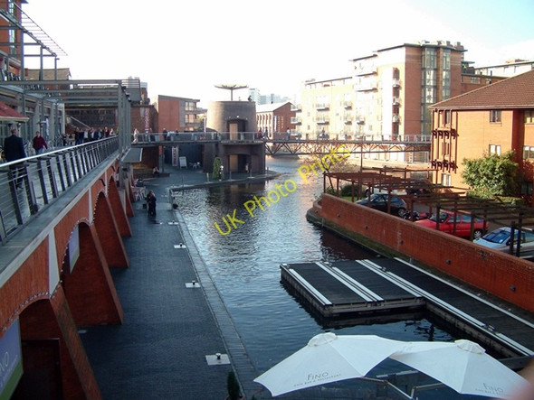 Photo 6"x4" Birmingham canal. Lee Bank c2005