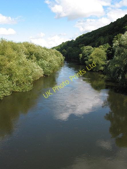Photo 6"x4" The River Wye from Kerne Bridge - looking NE Leys Hill\/SO5819 c2007