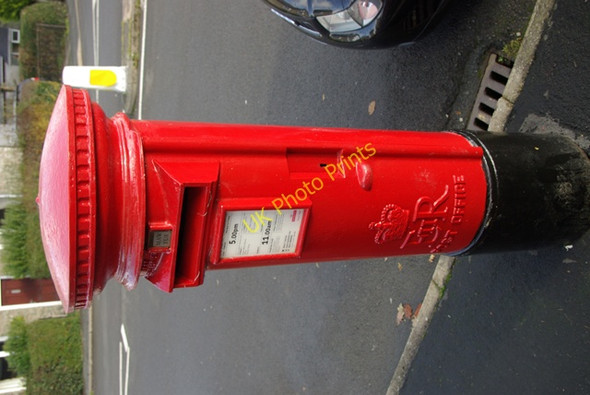 Photo 6"x4" Broadway Post Box Builth Wells\/Llanfair-Ym-Muallt c2008