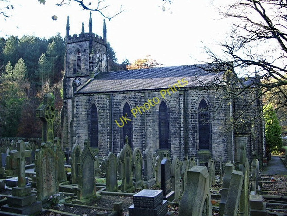 Photo 6"x4" St John the Baptist in the Wilderness, Cragg Vale Cragg Vale\/SE0023 c2008