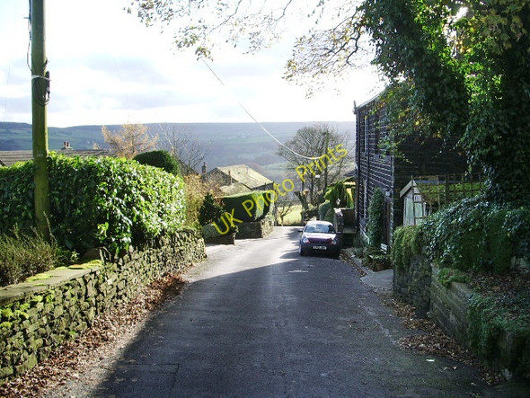 Photo 6"x4" Castle Lane, Ripponden Ripponden c2008