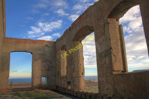Photo 6"x4" Ruins of Fan House, Huntcliff Ironstone Mine Brotton c2008 P2
