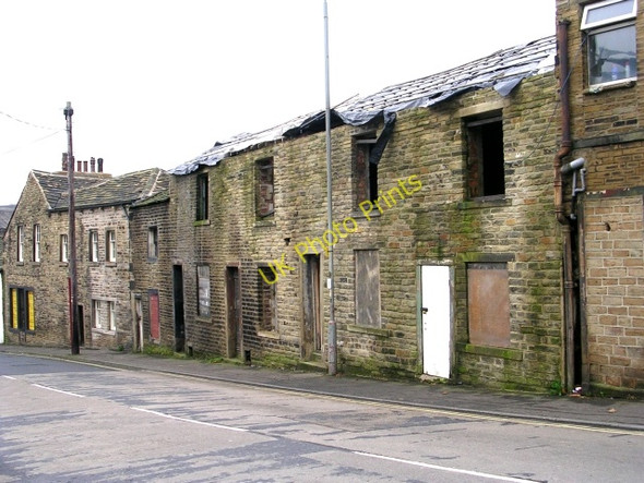 Photo 6"x4" Derelict Property - Hopwood Lane Halifax c2008
