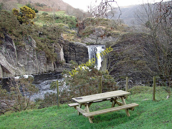 Photo 6"x4" Picnic area beside Rheidol Falls Aberffrwd\/SN6878 c2008