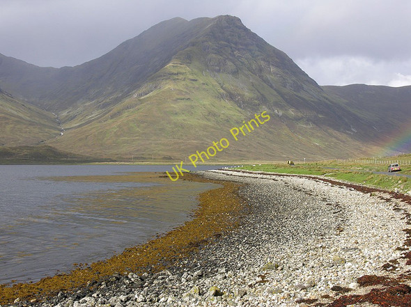 Photo 6"x4" Loch Slapin shore Torrin\/Na Torrin c2005