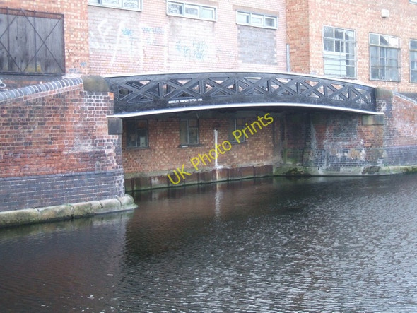 Photo 6"x4" Wharf bridge on the Tame Valley Canal Perry\/SP0792 c2008