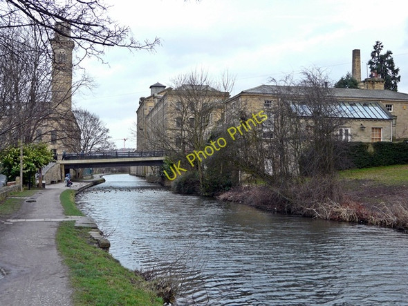 Photo 6"x4" Leeds Liverpool Canal, Saltaire Shipley\/SE1437 c2008