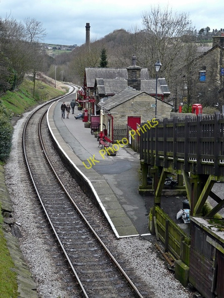 Photo 6"x4" Haworth Station Haworth c2008