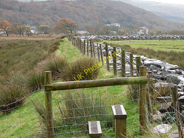 Photo 6"x4" Footpath beside Glastraeth Bryn Bwbach c2008