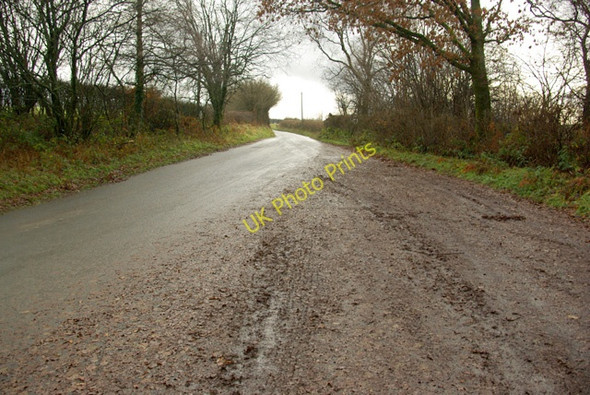 Photo 6"x4" Road near Bridge 333 over river Camddwr Llangammarch Wells c2008
