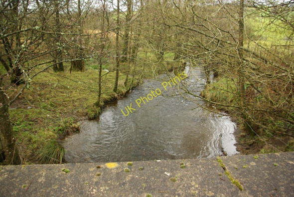 Photo 6"x4" Looking upstream on the Camddwr Llangammarch Wells c2008