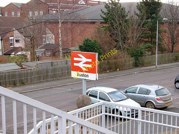 Photo 6"x4" Boston Station Sign Boston c2008