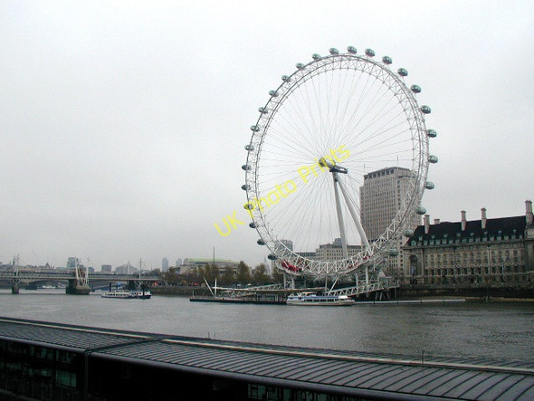 Photo 6"x4" London Eye from Westminster Pier Westminster c2008