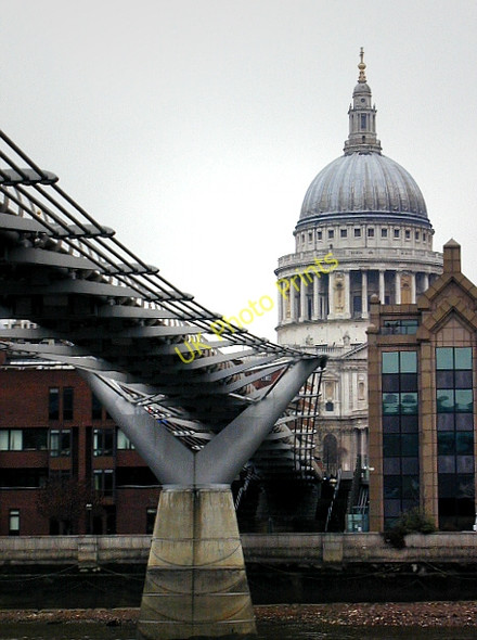 Photo 6"x4" Millennium Bridge London c2008 P1