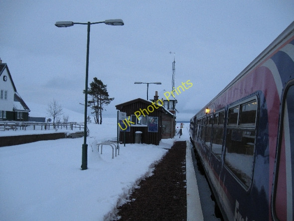 Photo 6"x4" Southbound view, Corrour Station Corrour Station c2008