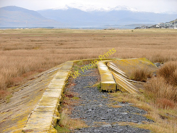Photo 6"x4" Reinforced path across the salt-marsh at Mochras Llanbedr\/SH5826 c2008