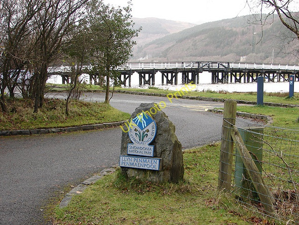 Photo 6"x4" Access to the Mawddach Trail at Penmaenpool Penmaenpool c2008