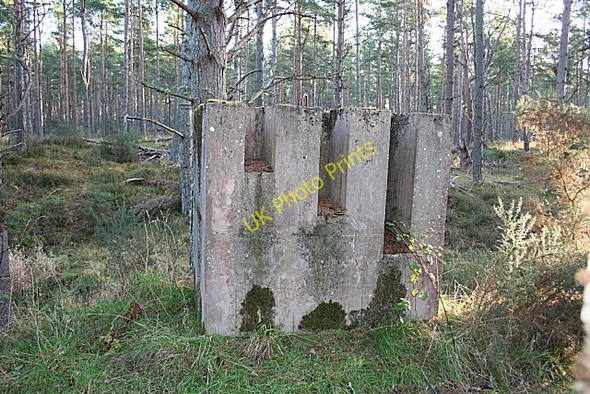 Photo 6"x4" Wartime Roadblock (east) Lossiemouth c2008