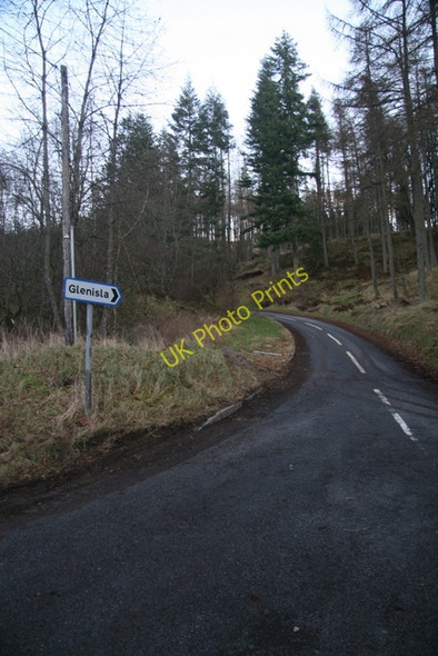 Photo 6"x4" Road to Glen Isla Alyth c2008