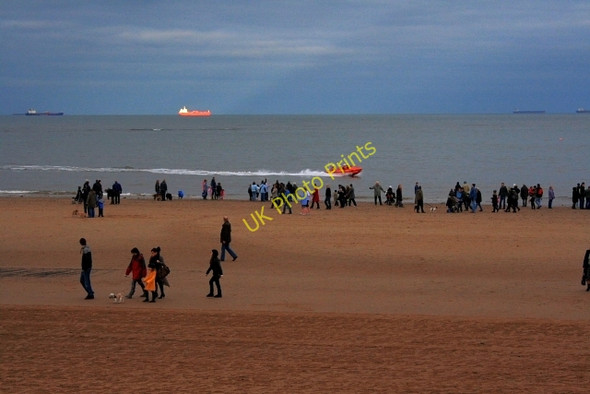 Photo 6"x4" Redcar Beach Redcar\/NZ6124 c2008