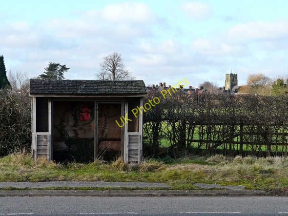 Photo 6"x4" Bus Shelter at junction of Salts Lane & A4091, Drayton Bassett Drayton Bassett c2008 P1