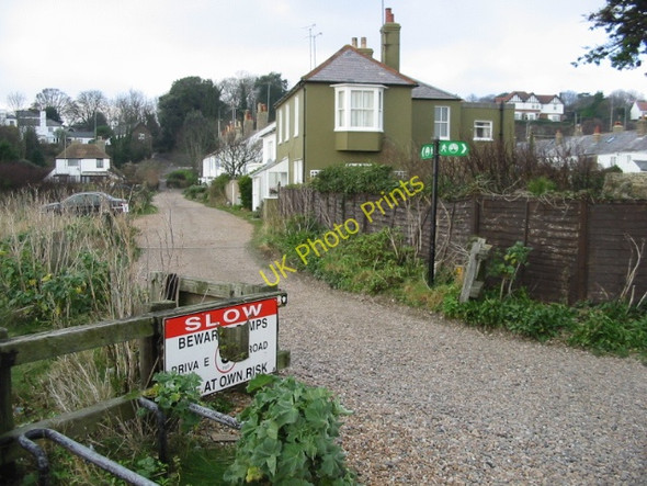 Photo 6"x4" View W along South Road, Kingsdown Kingsdown\/TR3748 c2008