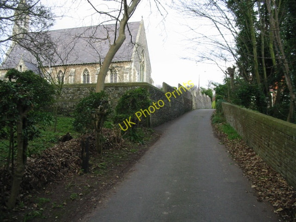 Photo 6"x4" View along Church Cliff Kingsdown\/TR3748 c2008