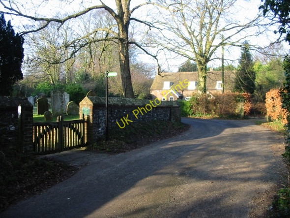 Photo 6"x4" Entrance to church on Church Road, Ringwould Kingsdown\/TR3748 c2008