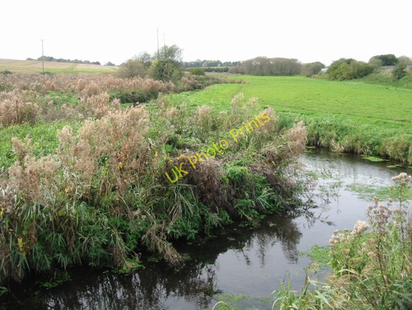 Photo 6"x4" Looking W along the North Stream valley bottom Felderland c2008